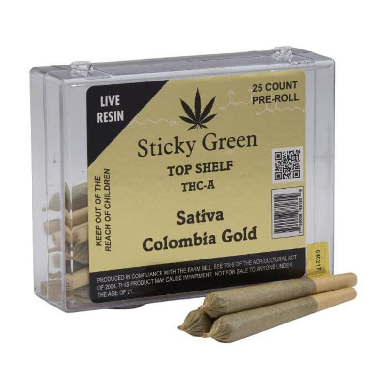 Sticky Green Top Shelf THCA Pre Rolls 1 23831